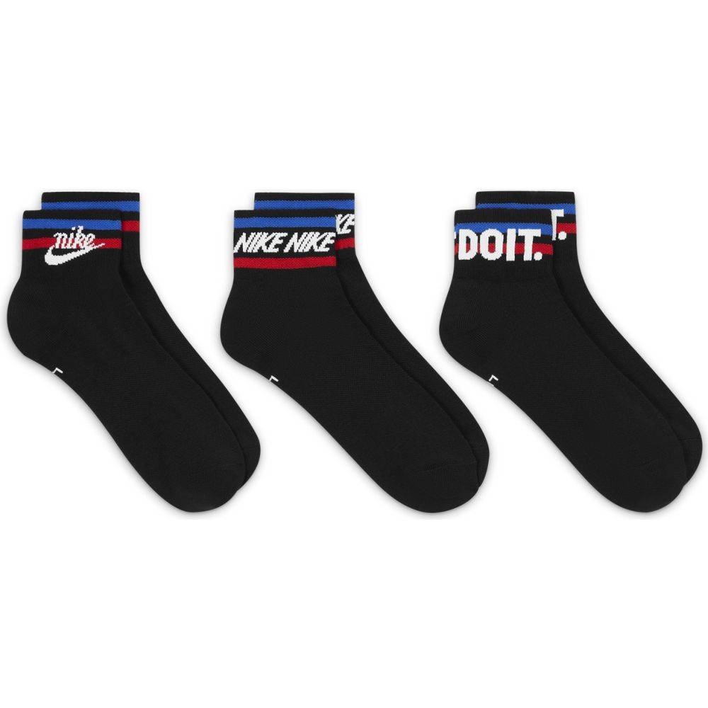 NIKE EVERYDAY ESSENTIAL 3-PAIRS ANKLE SOCKS