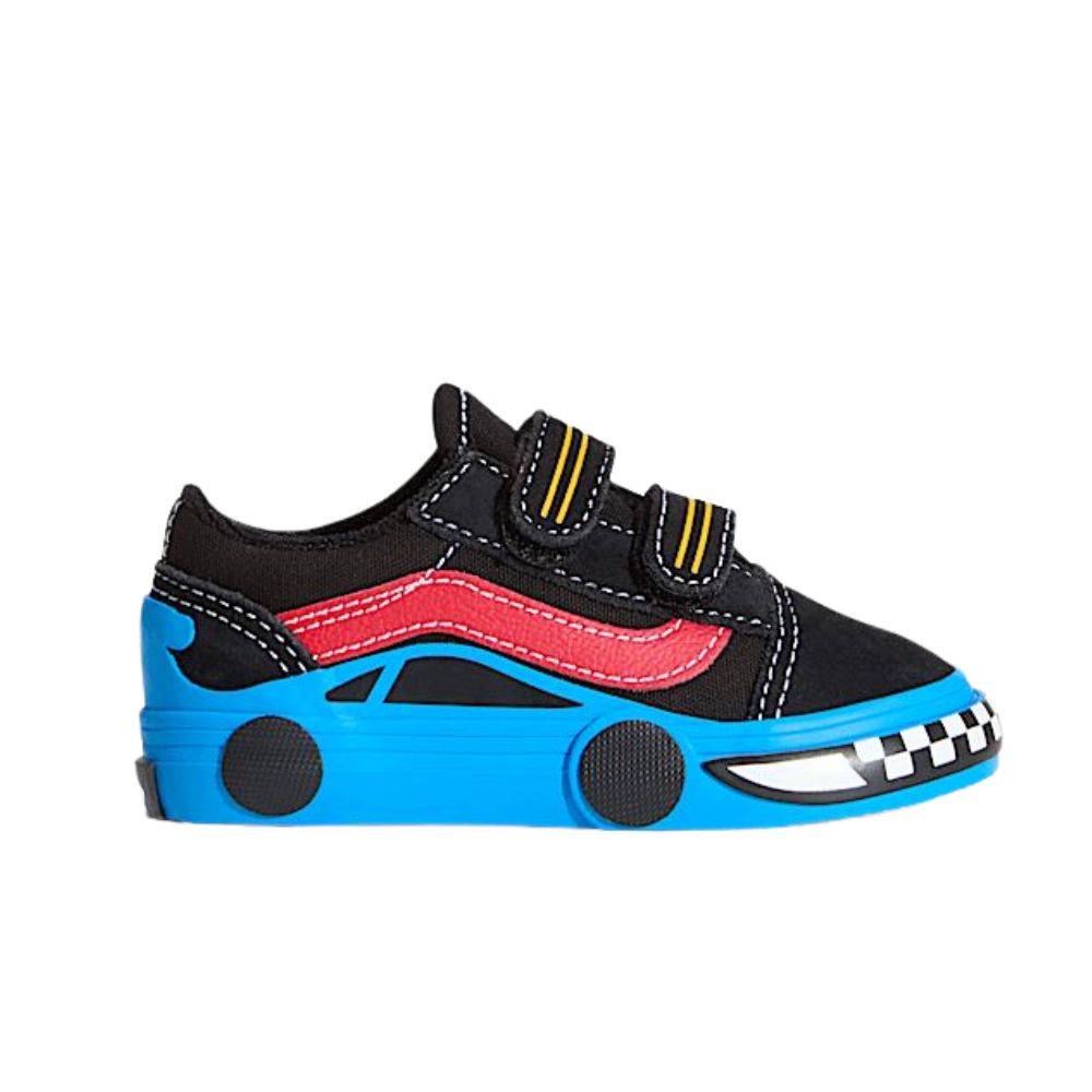 VANS TODDLER OLD SKOOL V CAR SHOES (1-4 YEARS)