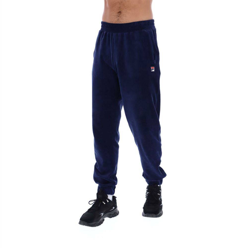 FILA - DORTMUND - VELOUR COLOUR BLOCK TRACK PANT