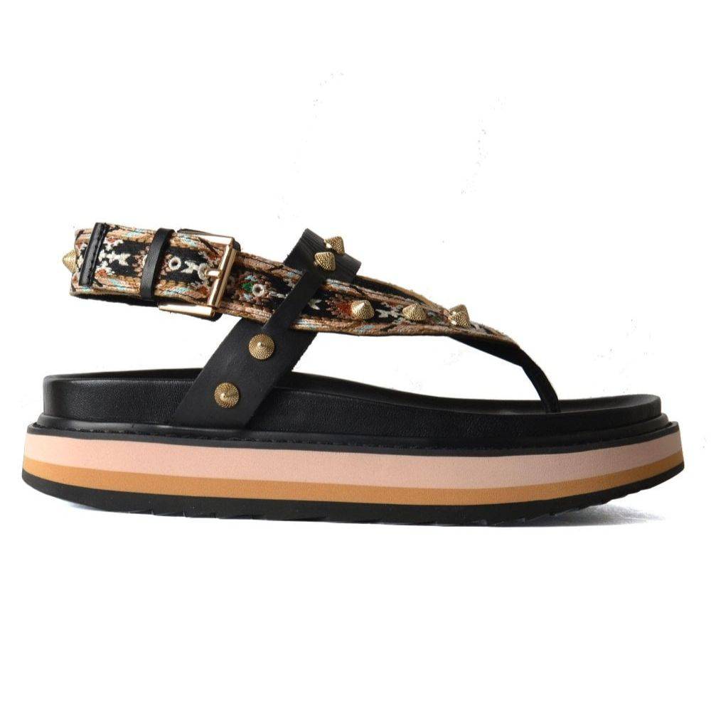 ASH UNO SLING BACK AZTEC SANDAL