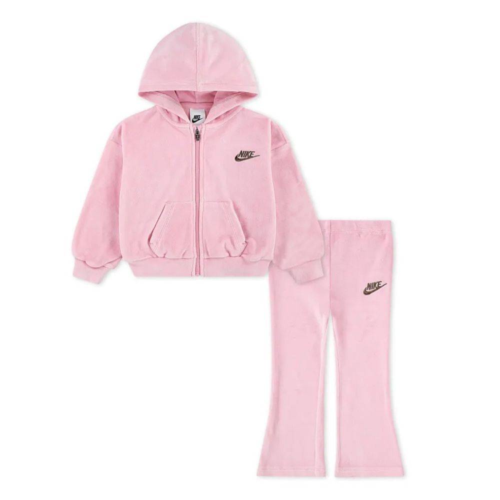 NIKE INFANT GIRLS VELOUR FLARE LEGGING SET