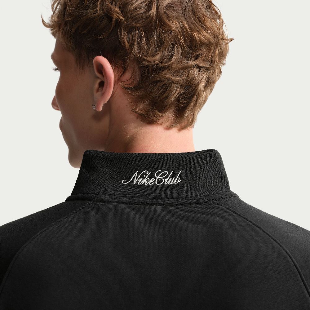 NIKE CLUB 1/2 ZIP FLEECE TOP