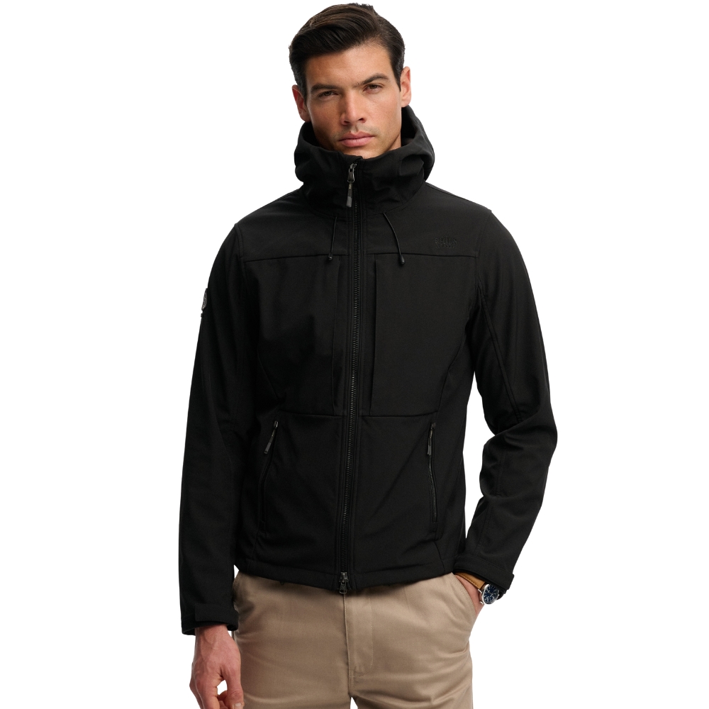 SUPERDRY HOODED SOFTSHELL TREKKER JACKET