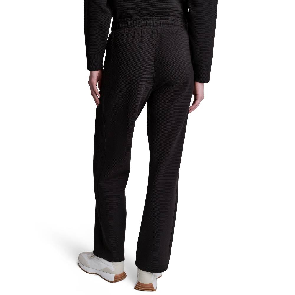 DKNY HIGH-RISE RIB TRACK PANTS
