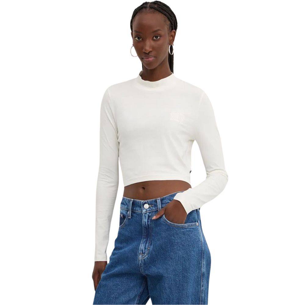 VANS WOMENS MINI MOCK NECK LONG SLEEVE TOP