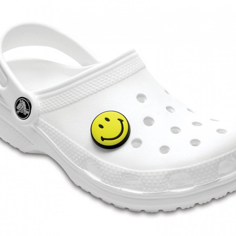 CROCS SMILEY BRAND SMILEY FACE JIBBITZ