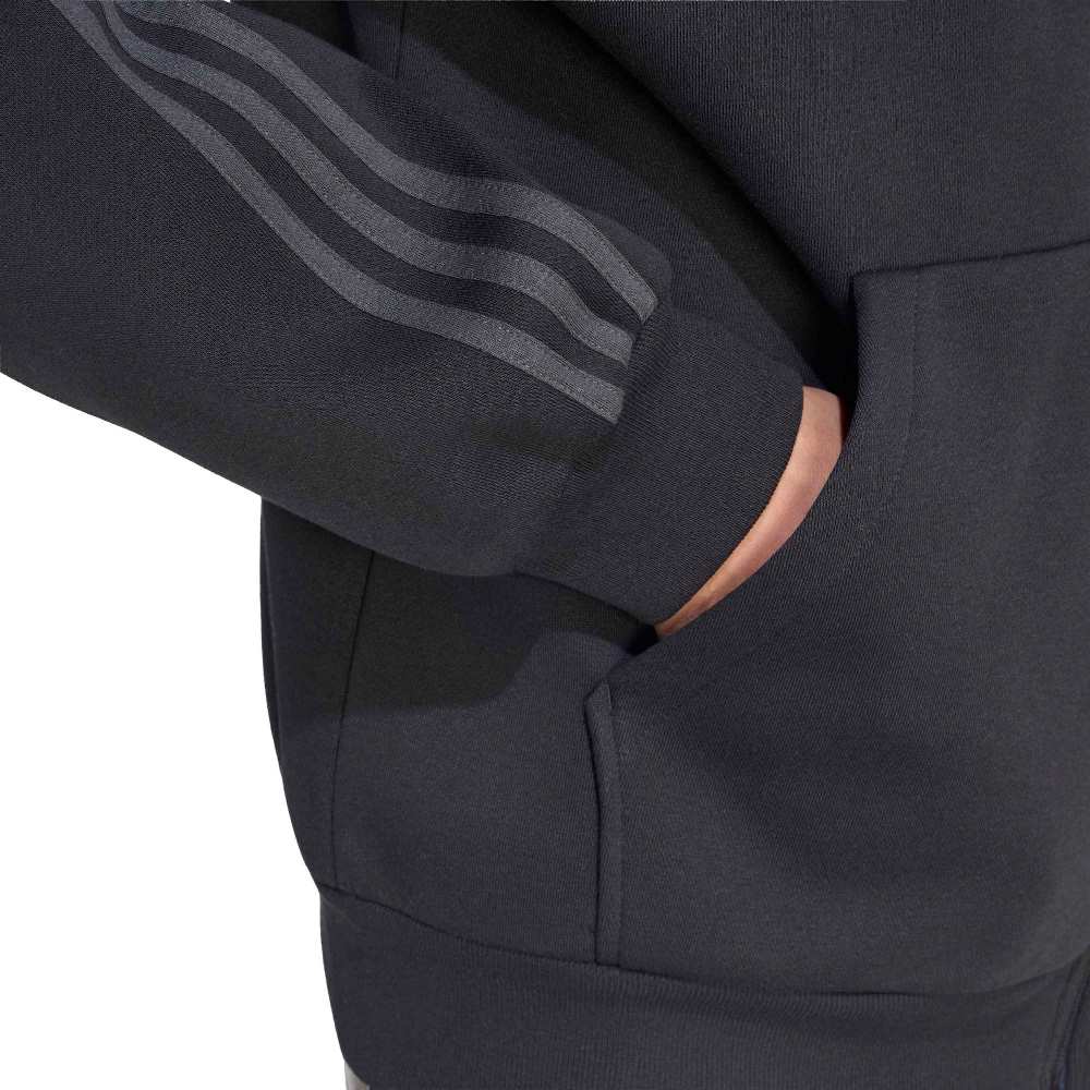 ADIDAS M ESSENTIALS 3-STRIPES FLEECE FULL-ZIP HOODIE