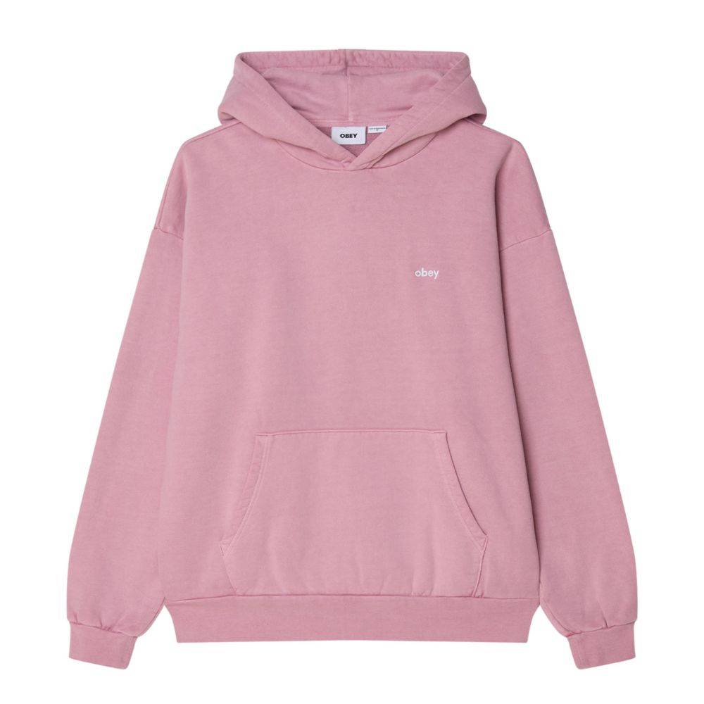 OBEY LOWERCASE PIGMENT HOOD FLEECE