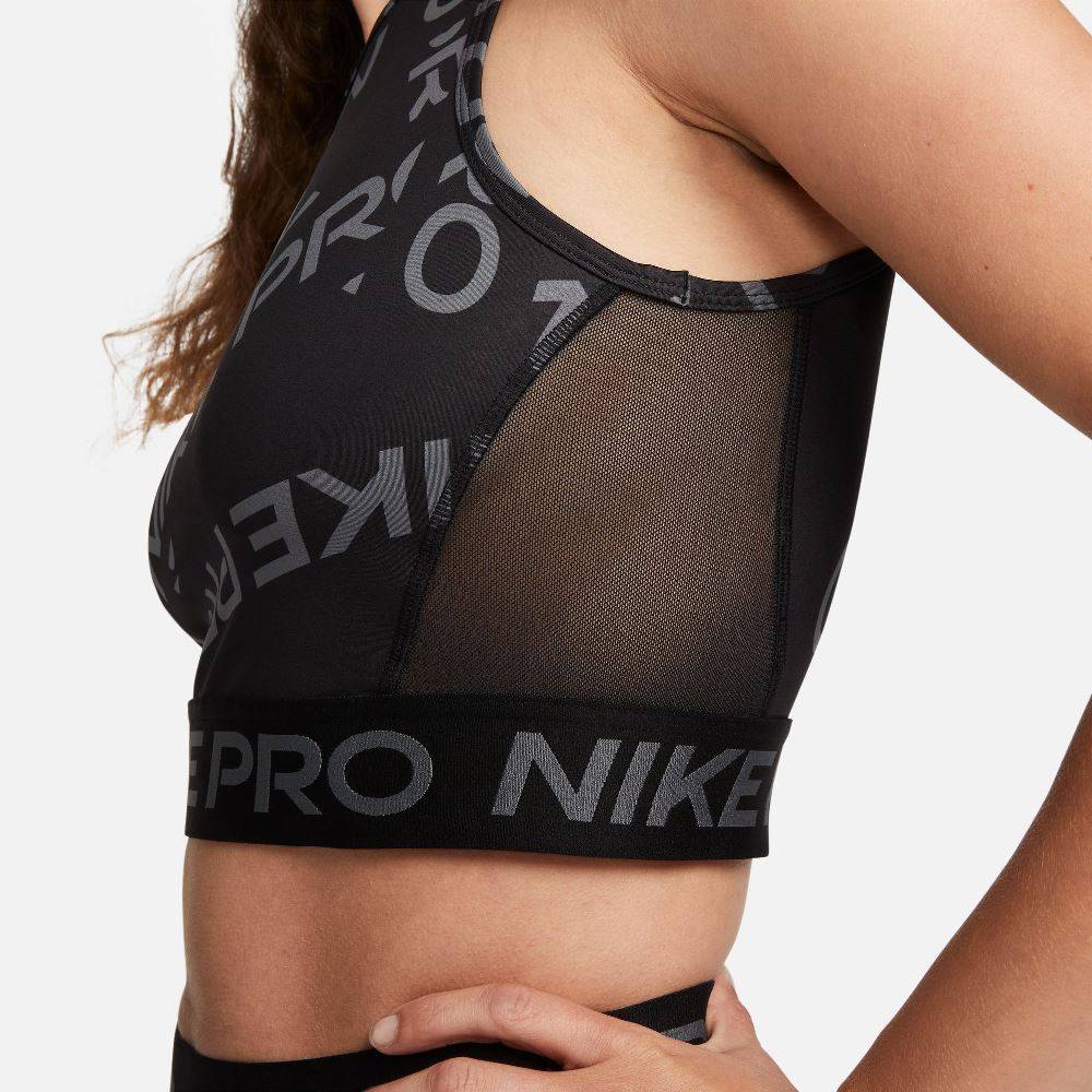 NIKE PRO WOMENS PRINTED CROP TANK TOP