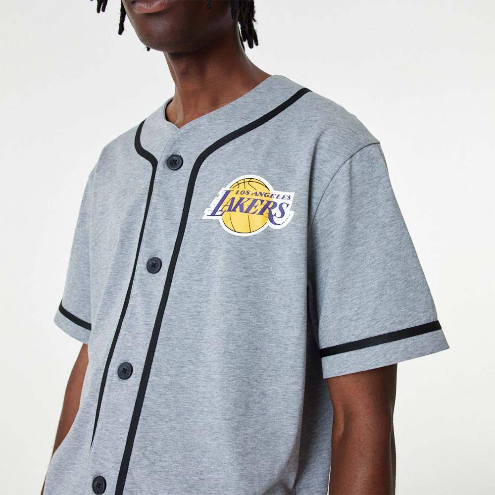 NEW ERA NBA LAKERS BASEBALL JERSEY