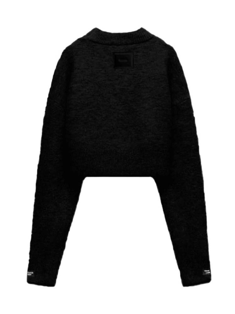 MWM TEDDY CROPPED KNITWEAR