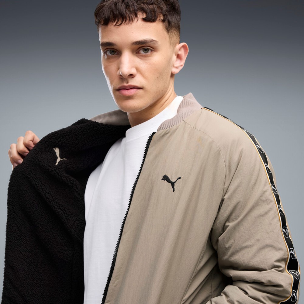 PUMA REVERSIBLE SHERPA BOMBER JACKET M