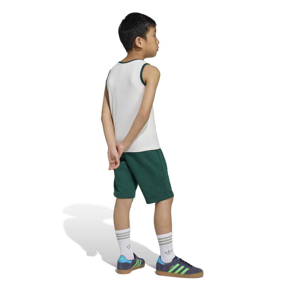 ADIDAS ORIGINALS LITTLE BOYS REGULAR RIB SHORT TANK SET