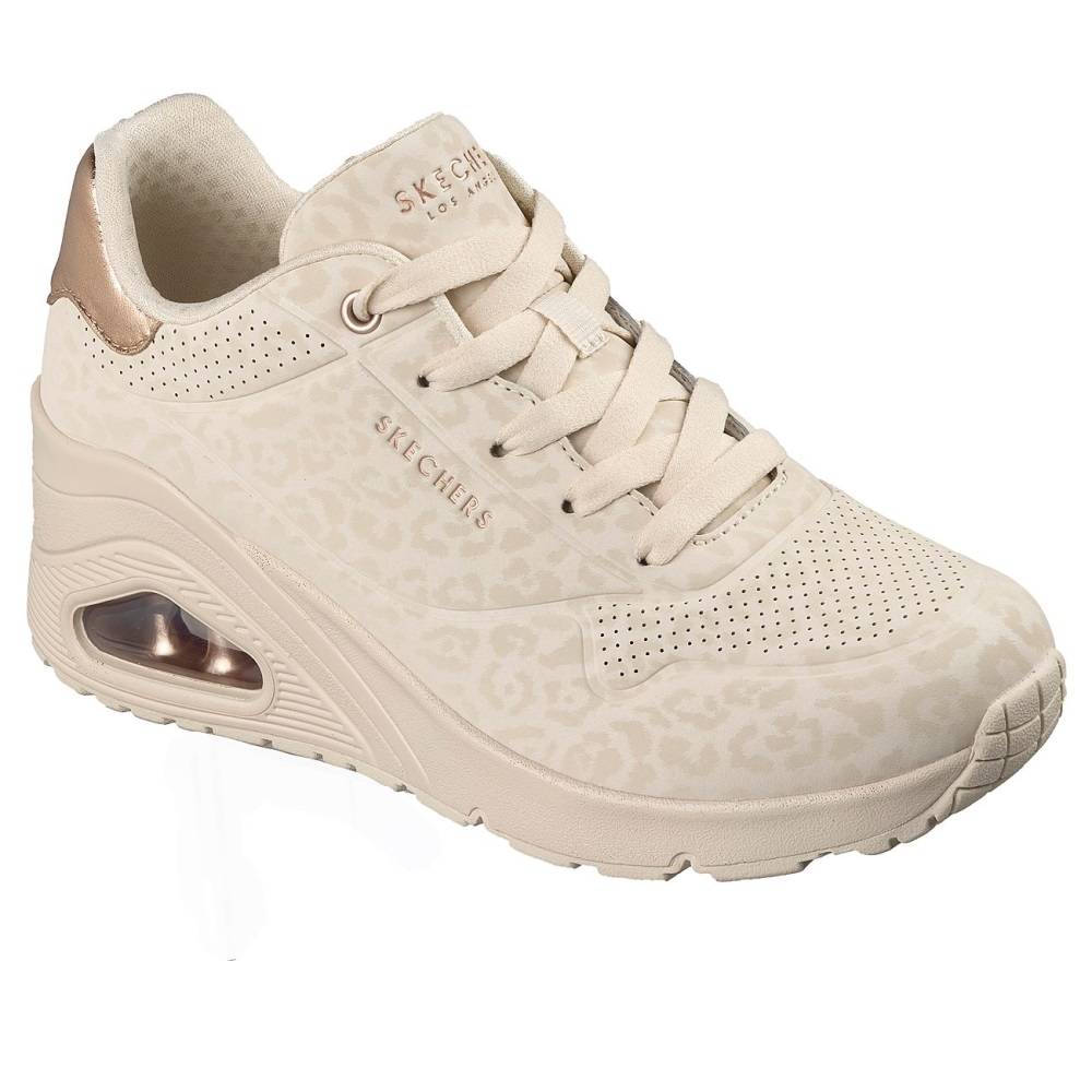 SKECHERS WOMENS UNO WEDGE SAFARI DAZE