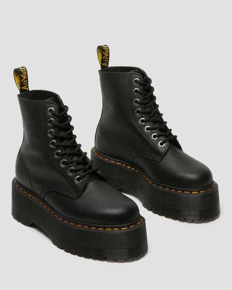 DR. MARTENS MAX LEATHER PLATFORM