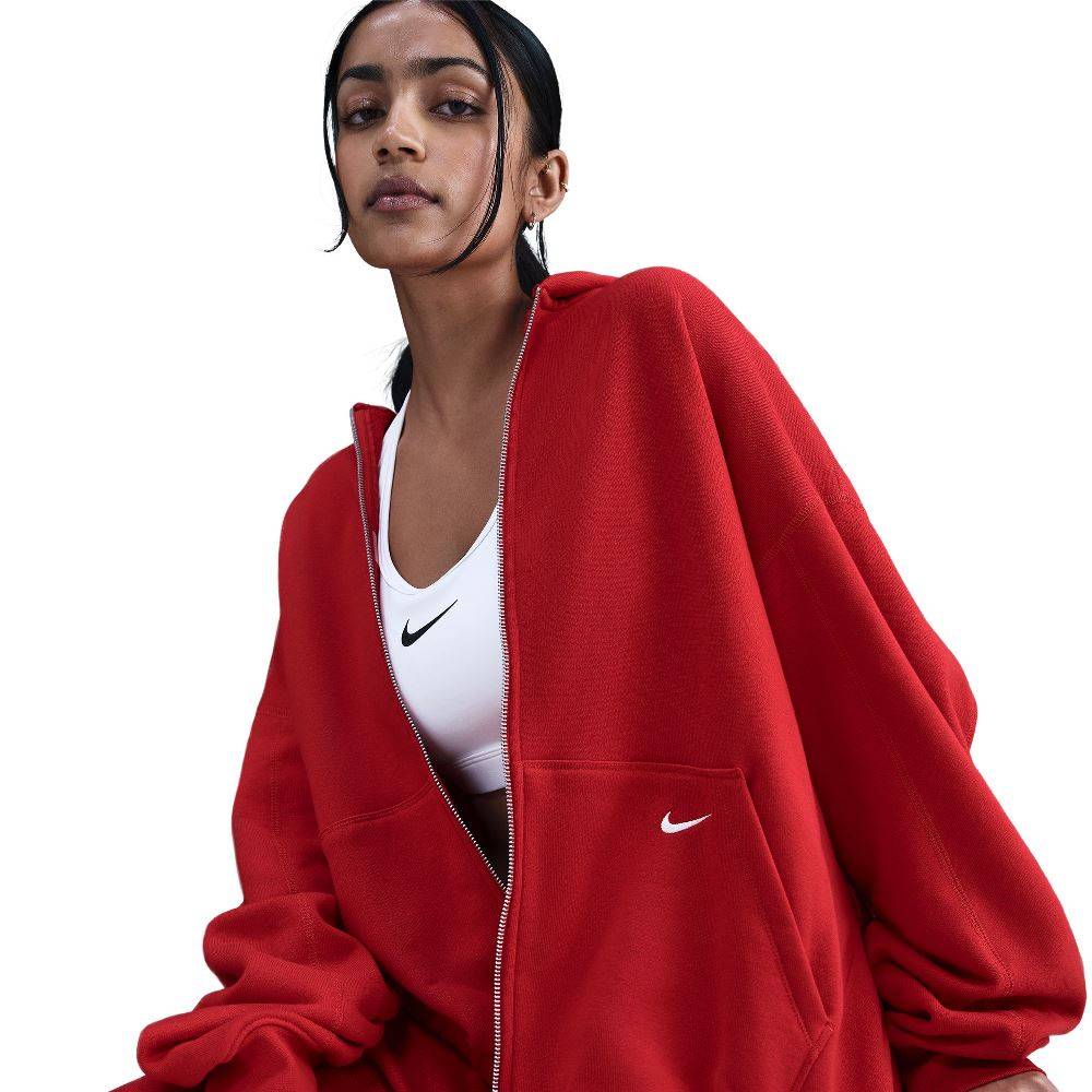 NIKE NSW WOMENS  STREET FLEECE FULL-ZIP HOODIE