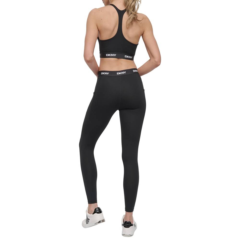 DKNY BALANCE COMPRESSION HIGH-WAIST 7/8 TIGHT WITH LOG