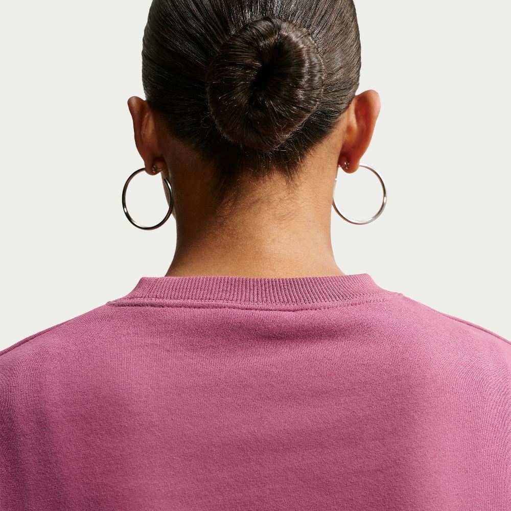 NIKE STUDIO FLEECE OVERSIZED CROPPED CREW