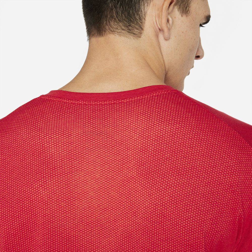 NIKE PRO DRI-FIT SHORT-SLEEVE BURNOUT TEE