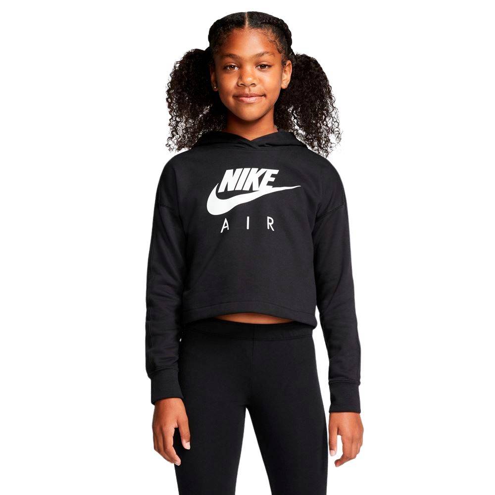 NIKE GIRLS AIR CROP HOODIE