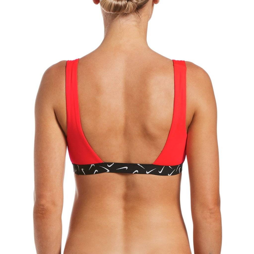 NIKE SCOOP NECK WOMENS BIKINI TOP