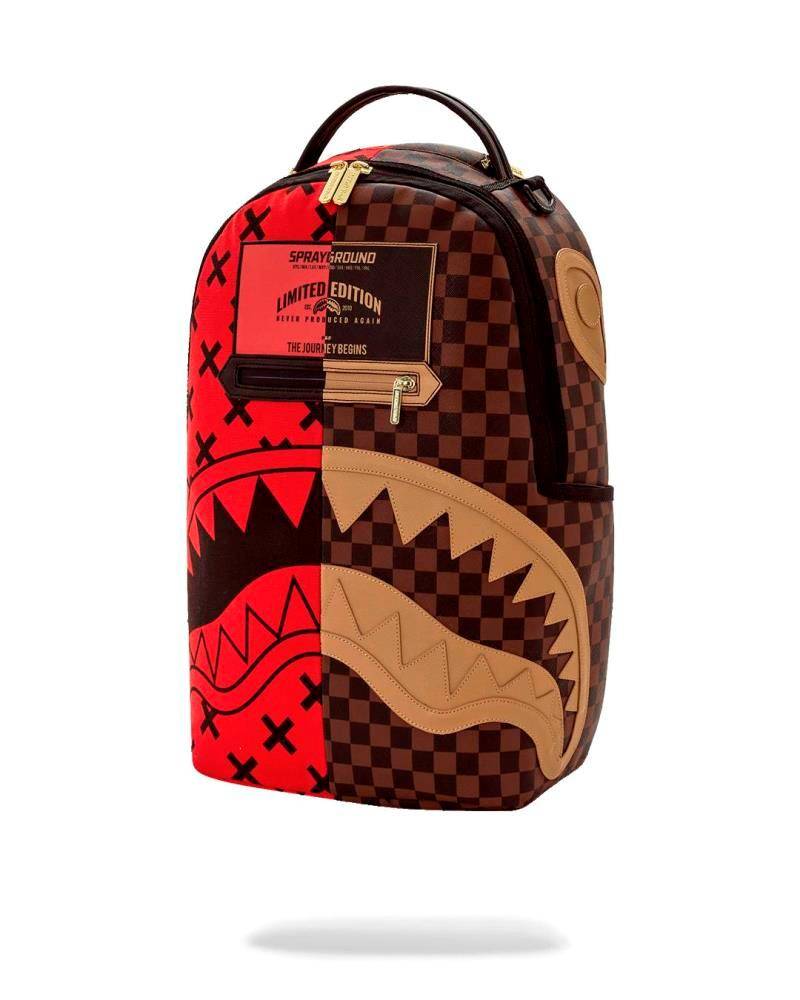 SPRAYGROUND REVERSE HALF SPLIT DLX BACKPACK