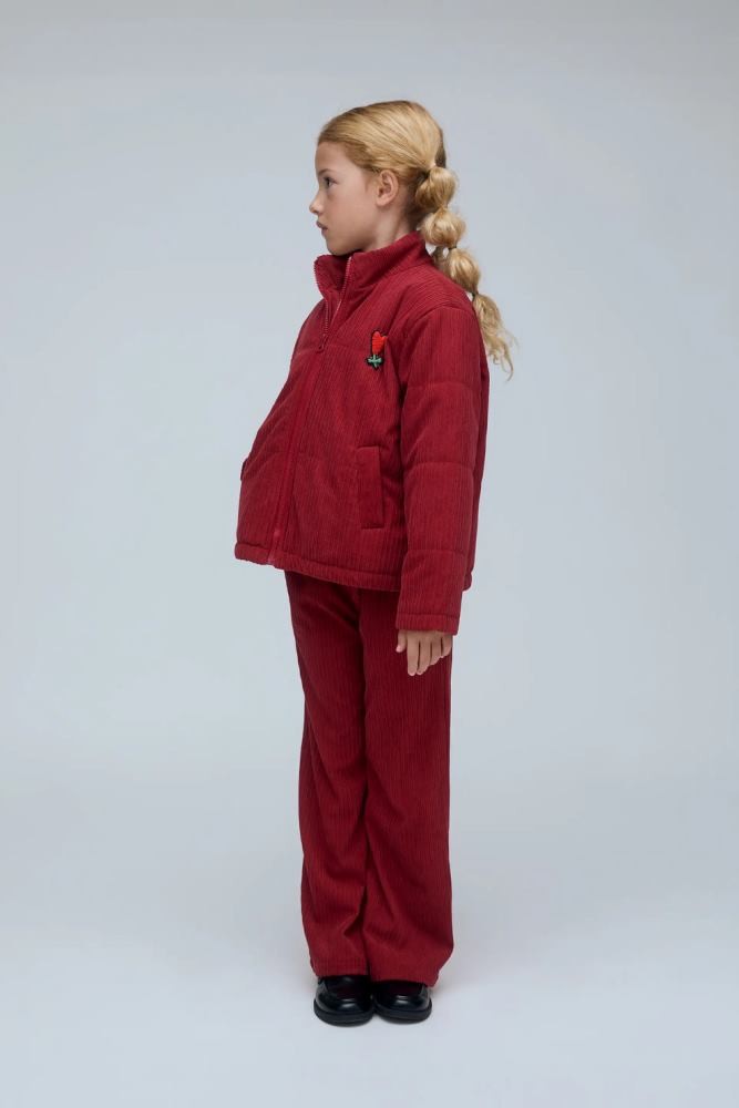 COMPANIA FANTASTICA CYCLAMEN PATCH CORDUROY COAT