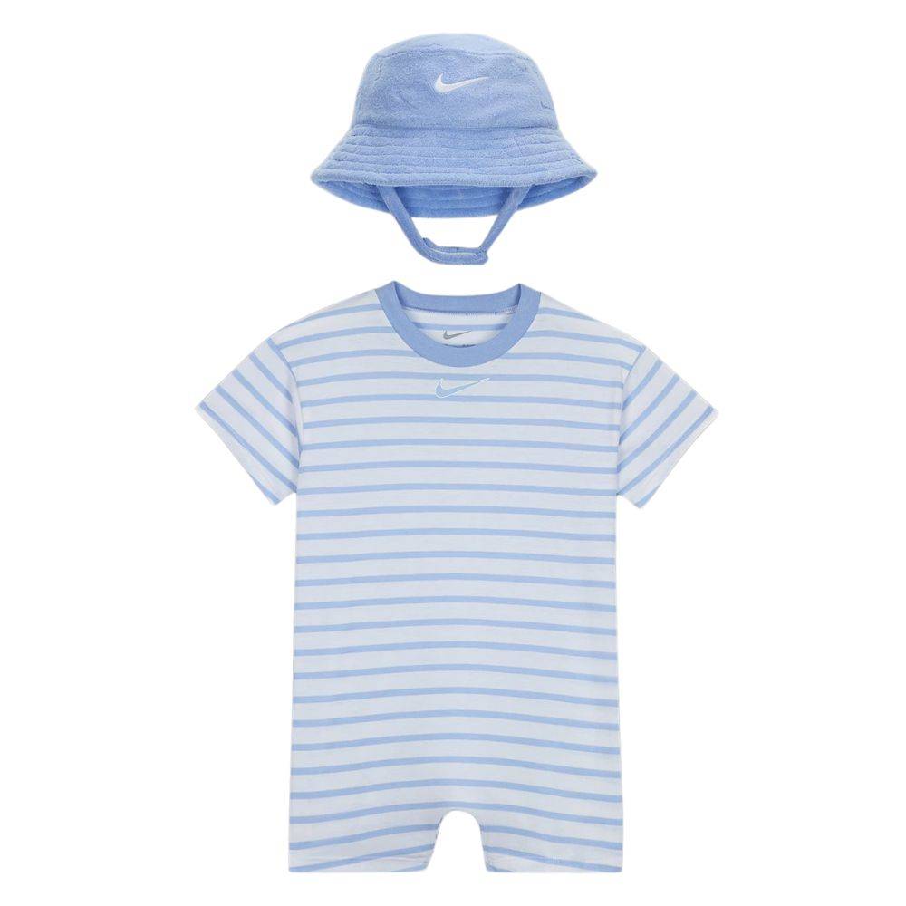 NIKE INFANT BOYS TOWEL TERRY SS / SL ROMPER