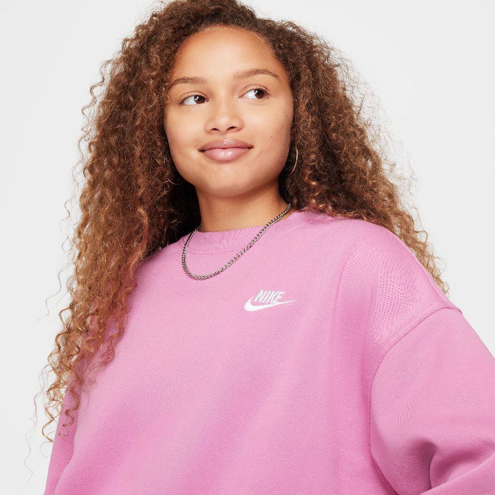 NIKE GIRLS NSW FLEECE BOXY CREW-NECK