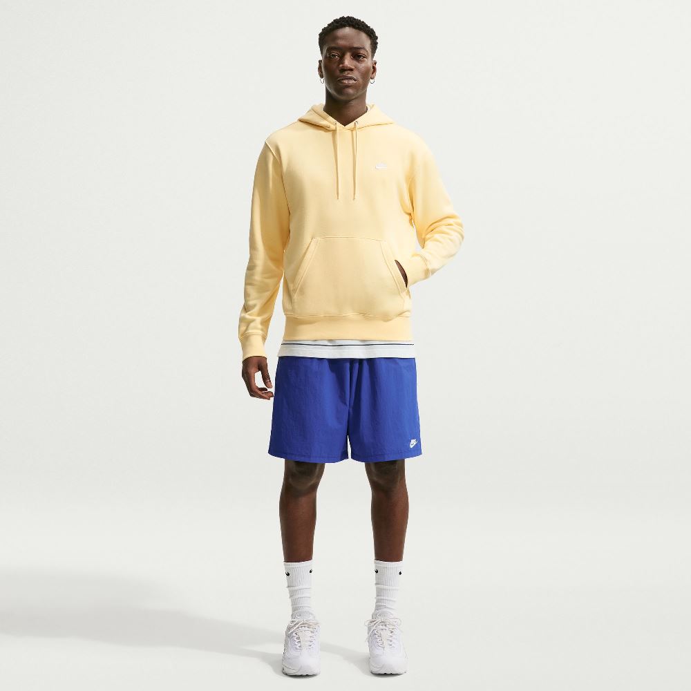 NIKE CLUB BRUSHED FLEECE PULLOVER HOODIE