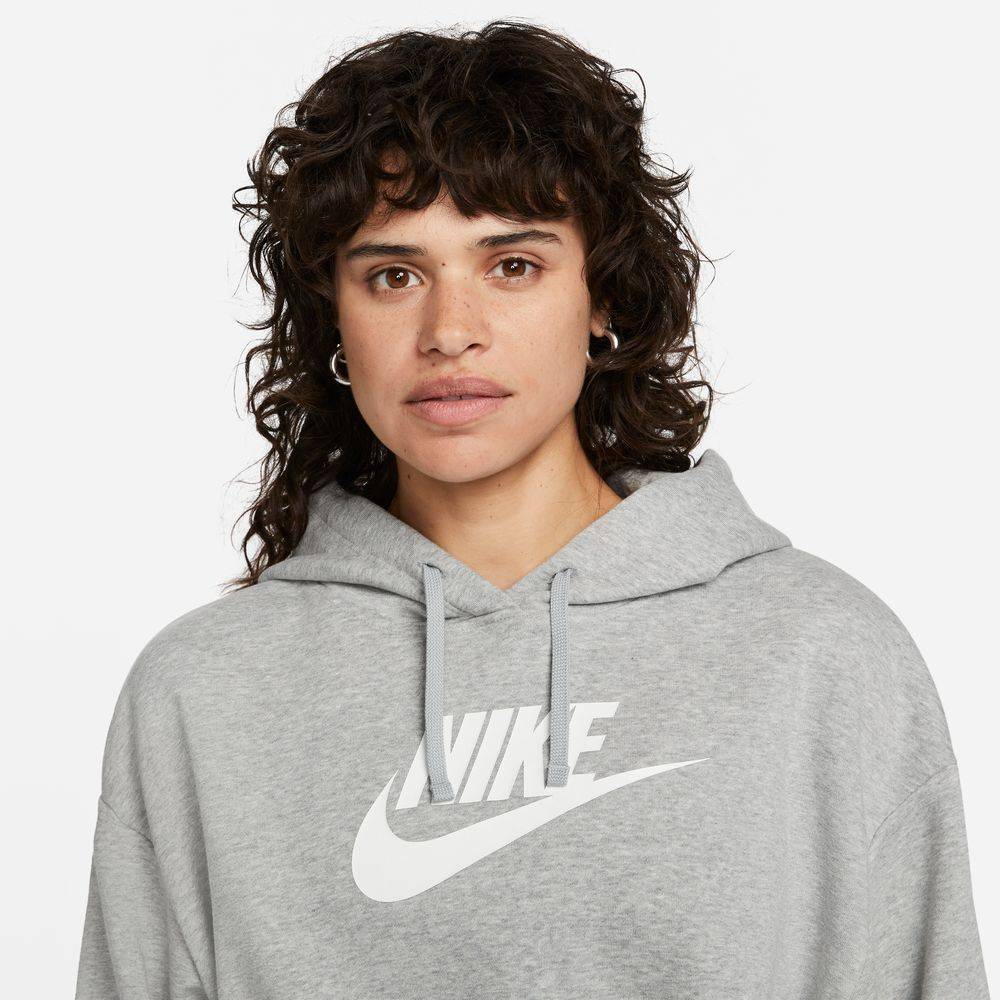 NIKE CLUB FLEECE OVERSIZED CROPPED HOODIE