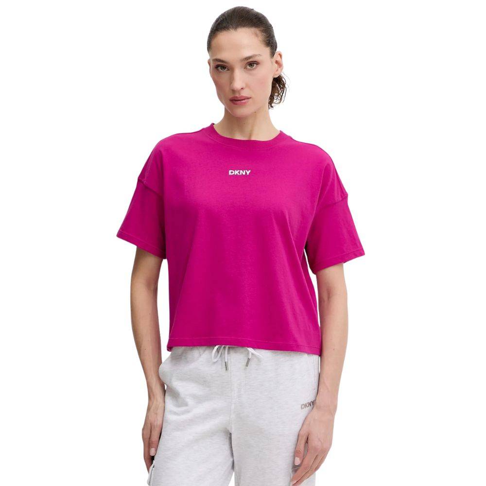 DKNY CENTERED LOGO SHORT SLEEVE TEE