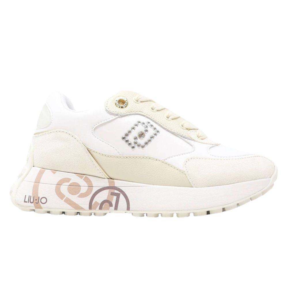 LIU JO LOLO 14 - SNEAKER BEJEWELED LOGO