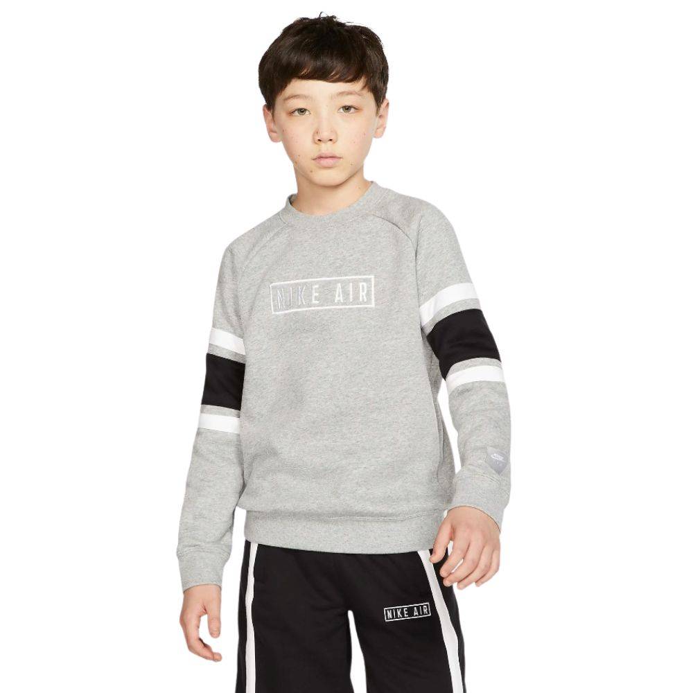 NIKE BOYS AIR LONG SLEEVE CREW SWEATSHIRT