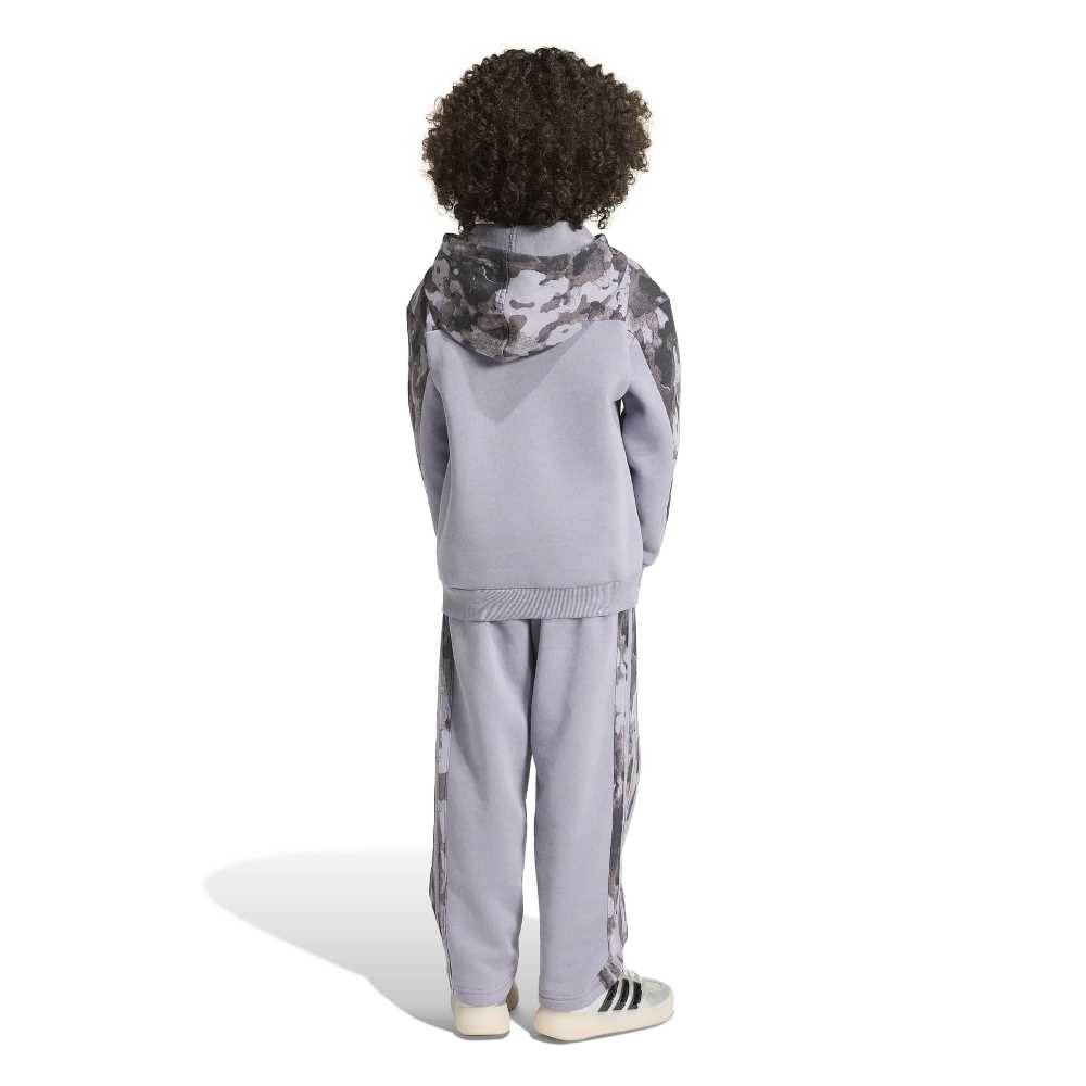 ADIDAS LITTLE KIDS SEASONAL ESSENTIALS HOODED FLEECE JOGGER SET