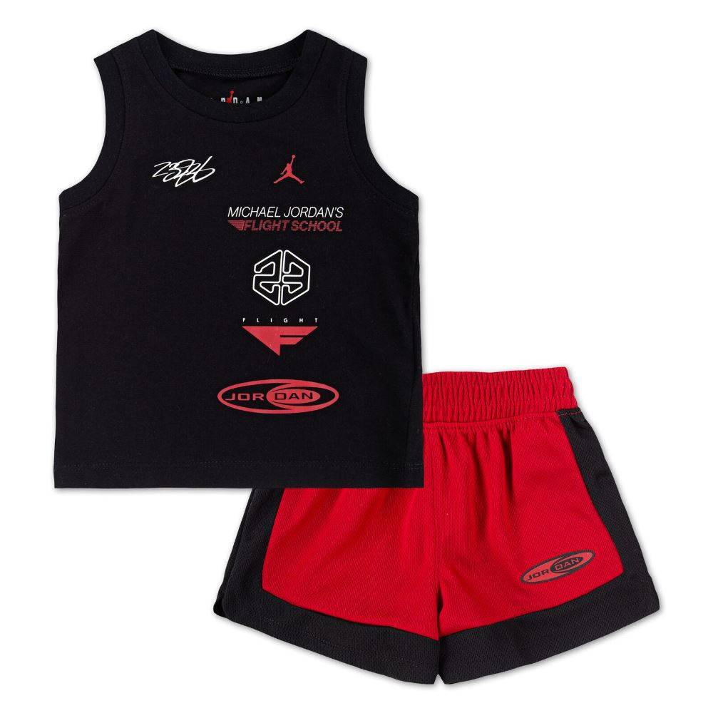 NIKE JORDAN INFANT BOYS MJ BROOKLYN MESH SHORT SET