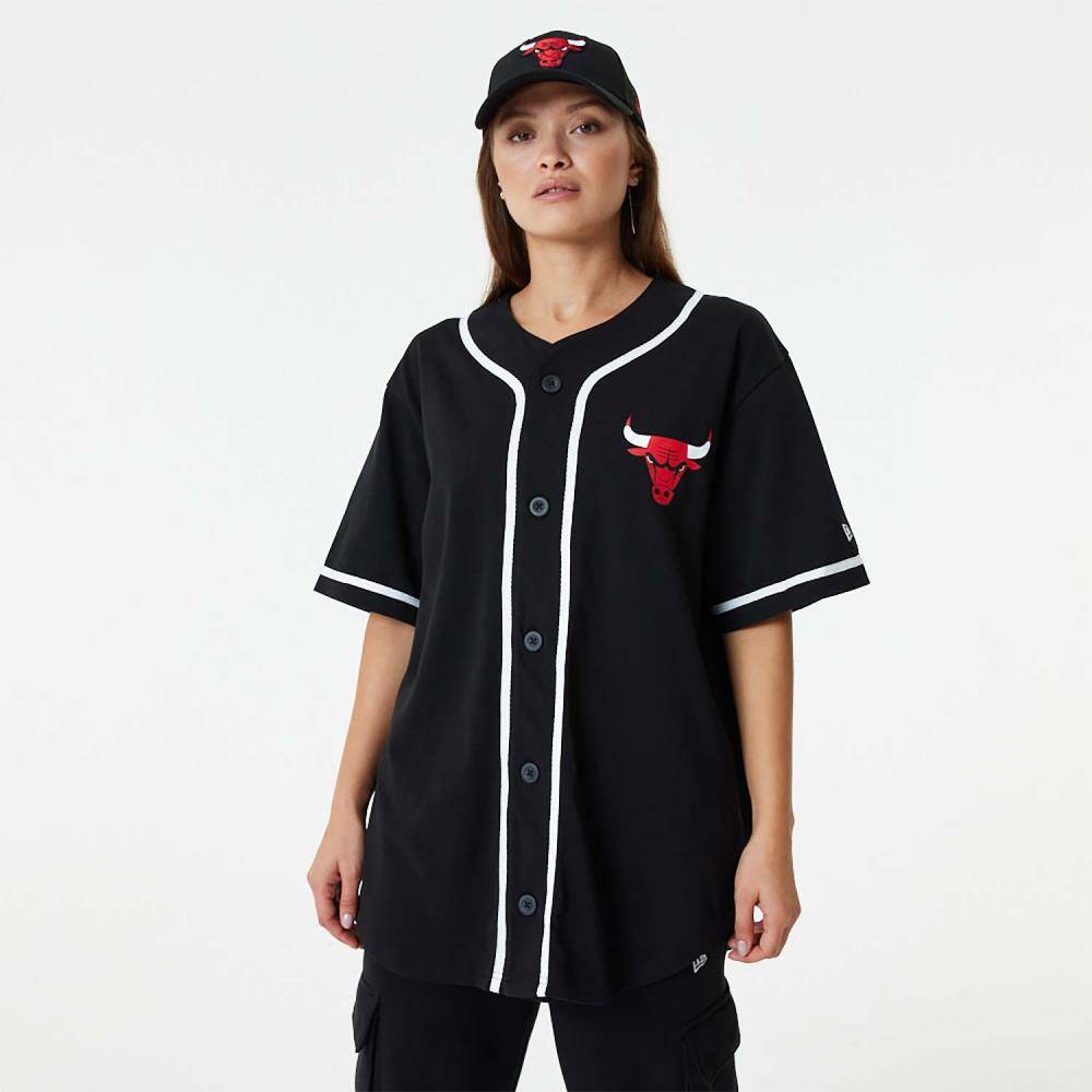NEW ERA NBA CHICAGO BULLS BASEBALL JERSEY