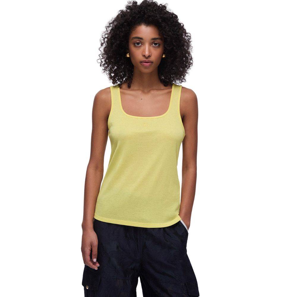 LIU JO SLEEVELESS TANK WITH MONOGRAM LOGO