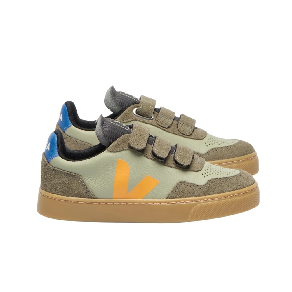 VEJA V-90 ORGANIC TRACED LEATHER INFANT