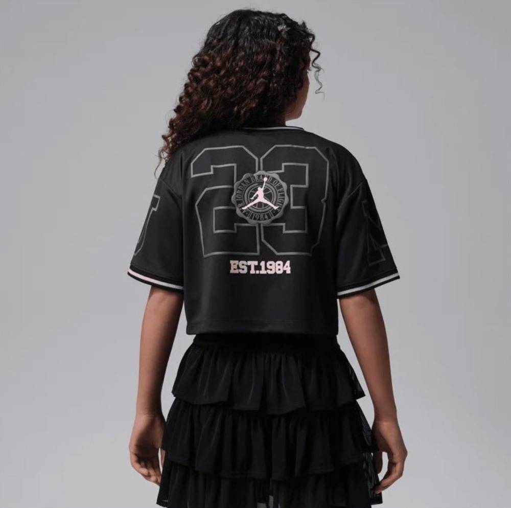 NIKE JORDAN GIRLS SCRT DIARY CROPPED JERSEY