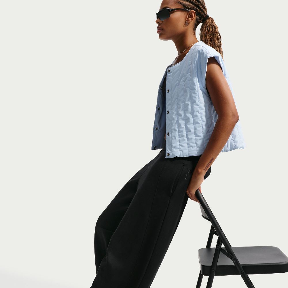 NIKE 24.7SOFT HIGH-WAISTED WIDE-LEG TROUSERS