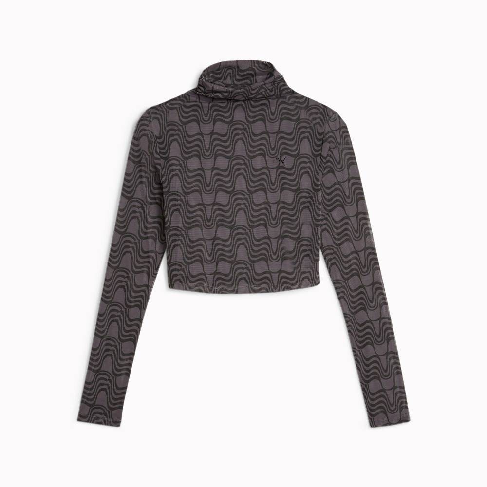 PUMA WINTER RINK SEE THROUGH LONGSLEEVE TOP