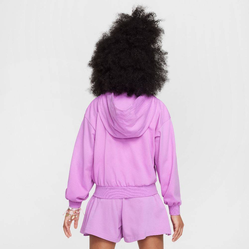 NIKE NSW GIRLS JERSEY FULL-ZIP HOODIE