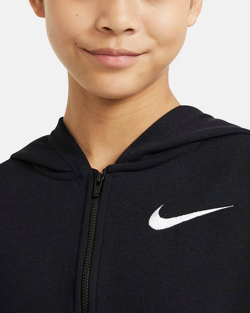 NIKE GIRLS STUDIO FULL-ZIP HOODIE