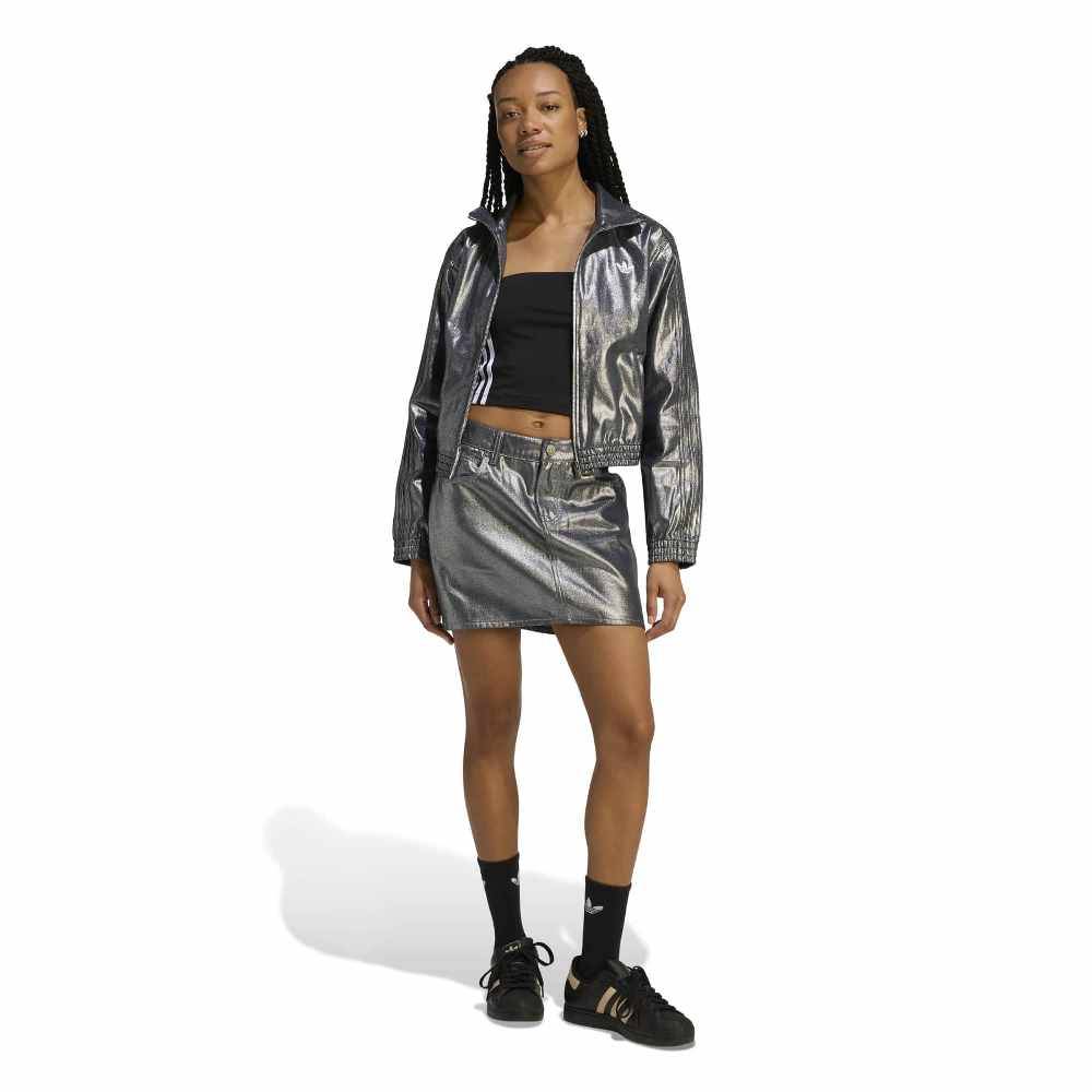ADIDAS 3S SILVER SKIRT DENIM