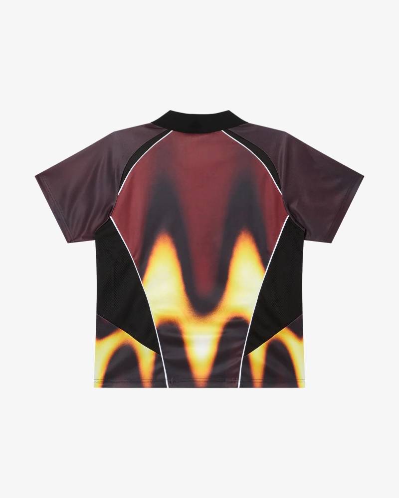 OBEY BLURRED SOCCER JERSEY TEE