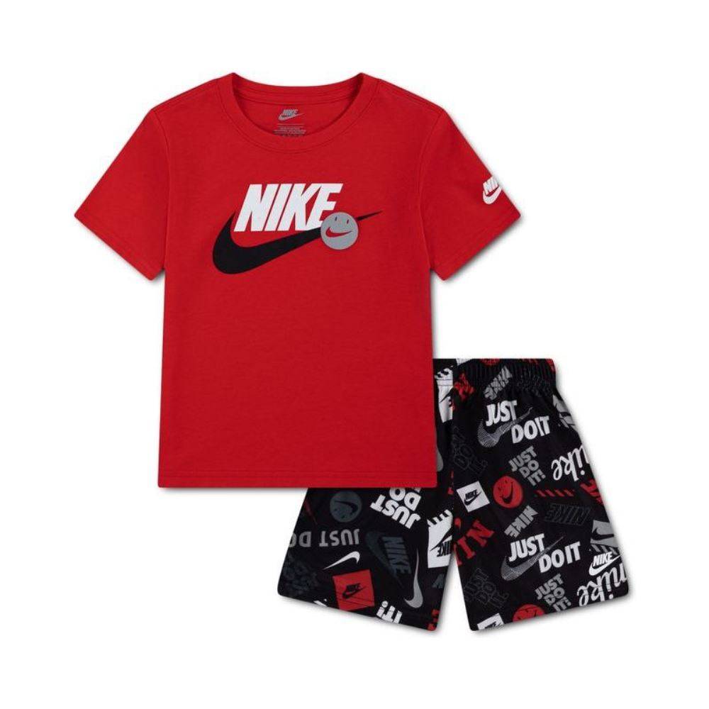 NIKE LITTLE BOYS NSW ITZ AOP SHORT SET