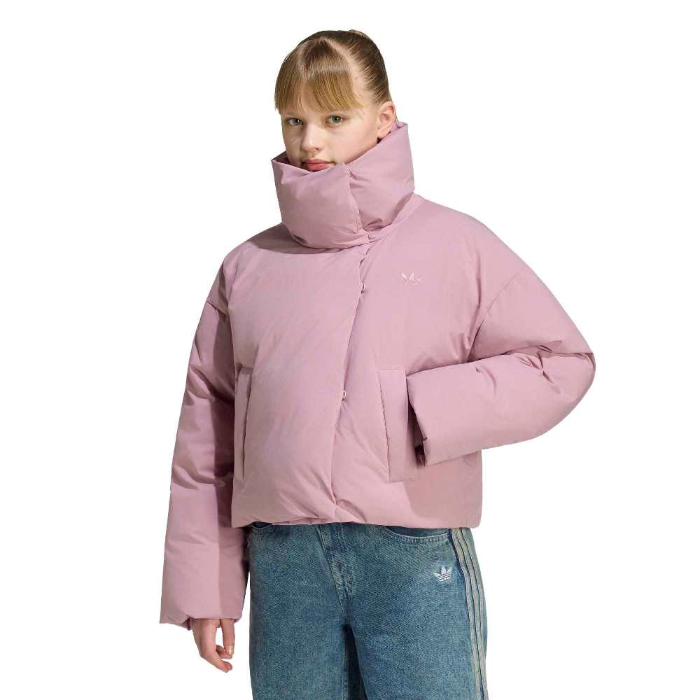 ADIDAS ORIGINALS GIRLS OVERSIZED PUFFER MIDWEIGHT JACKET