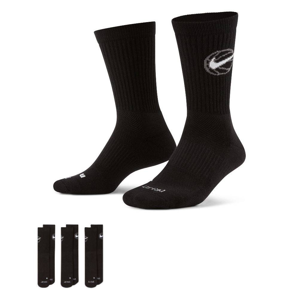 NIKE EVERYDAY BASKETBALL 3-PAIRS SOCKS
