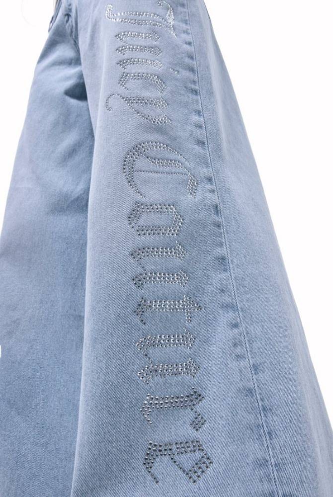 JUICY COUTURE DIAMANTE WIDE LEG JEAN